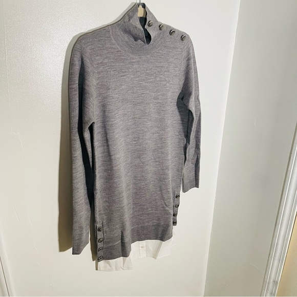 Veronica Beard Soval Layered Sweater Dress Wool Size Small - Picture 4 of 9